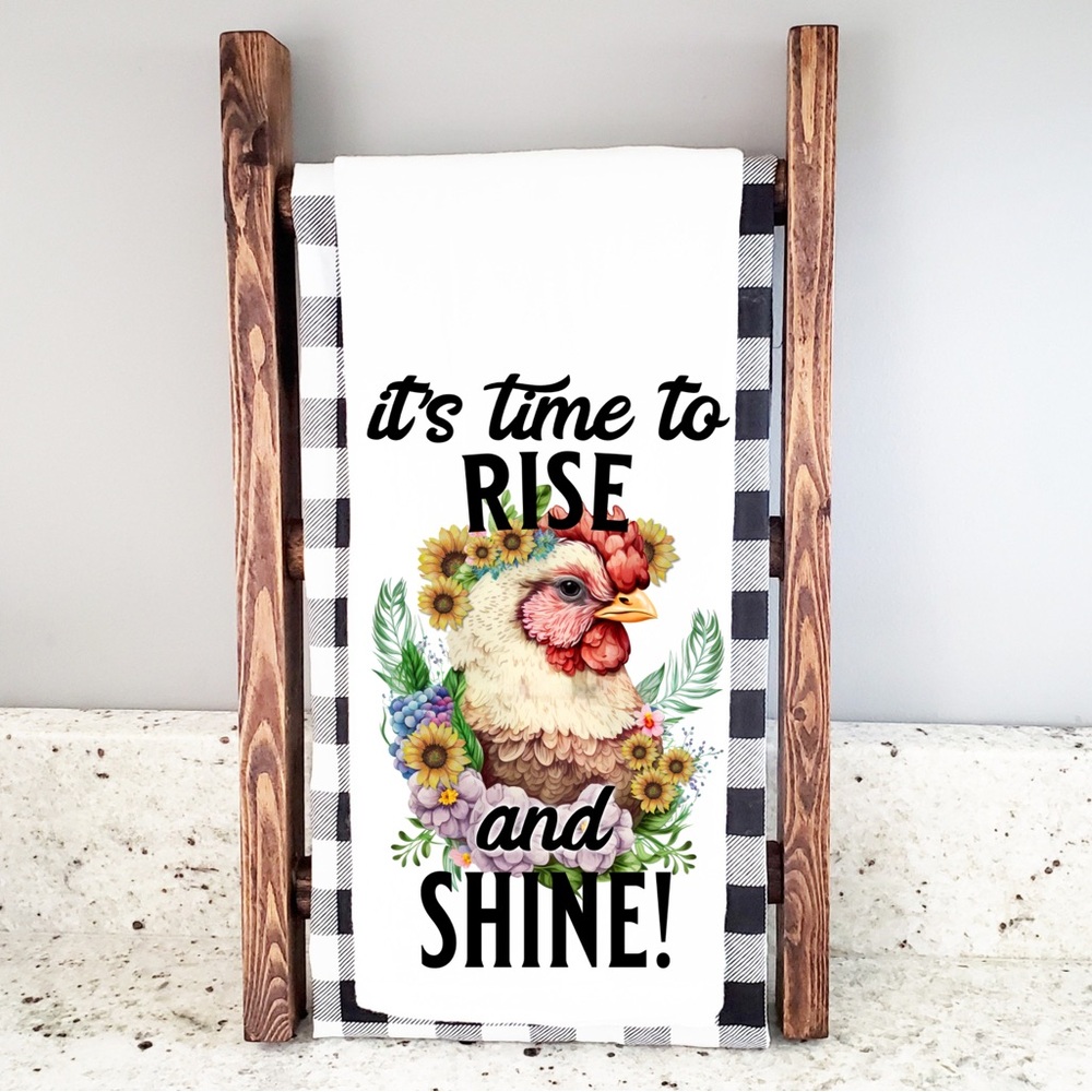 Handcrafted sublimation kitchen towel